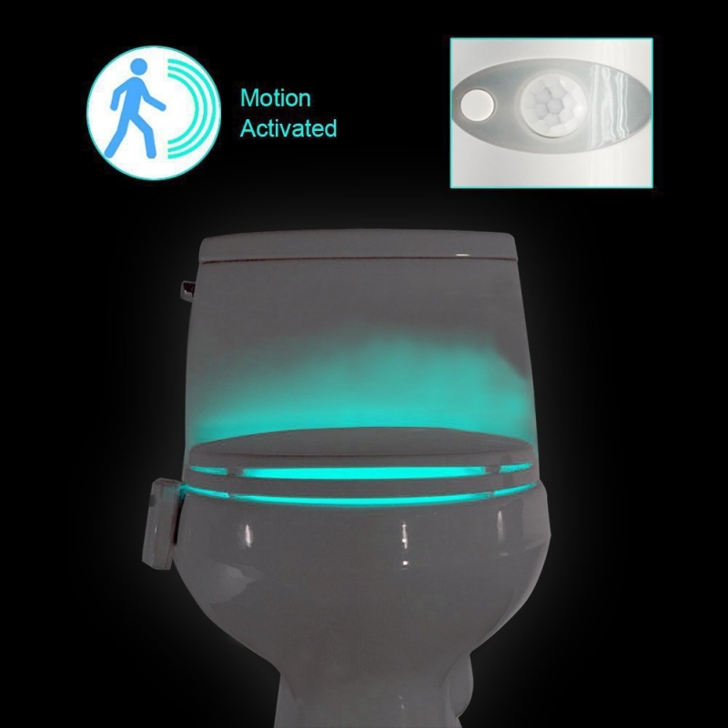activate toilet light